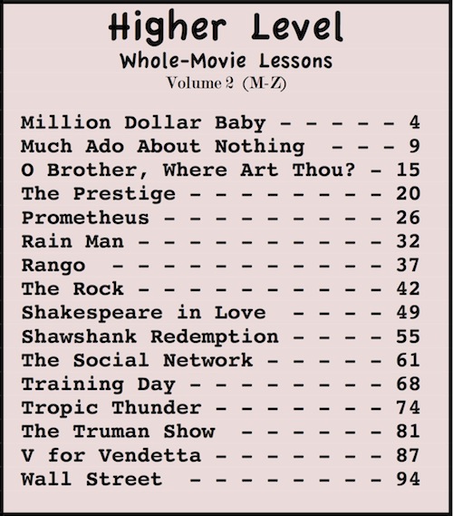 Table of Contents, Higher Level, Volume 2